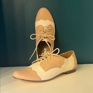 Chelsea Crew Mauve and Cream Women's Loafers